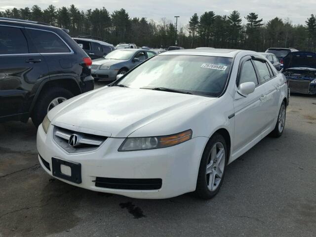 19UUA66295A068259 - 2005 ACURA TL WHITE photo 2