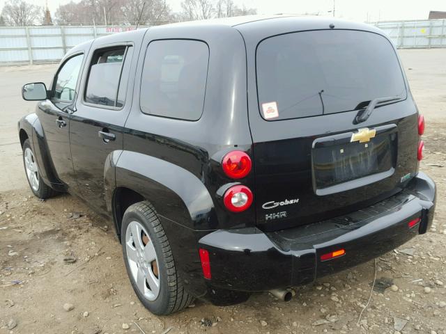 3GNBAADBXAS619097 - 2010 CHEVROLET HHR LS BLACK photo 3