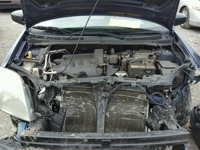 3N1AB6AP8AL611799 - 2010 NISSAN SENTRA/S/S BLUE photo 7