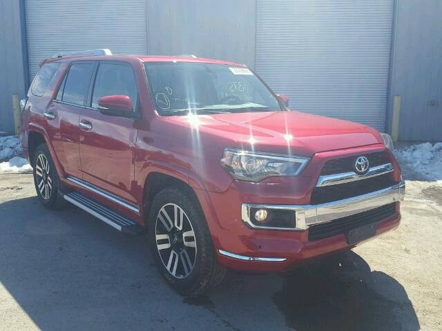 JTEBU5JRXG5355872 - 2016 TOYOTA 4RUNNER SR RED photo 1