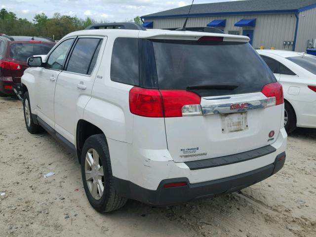 2GKALSEK0C6112475 - 2012 GMC TERRAIN SL WHITE photo 3