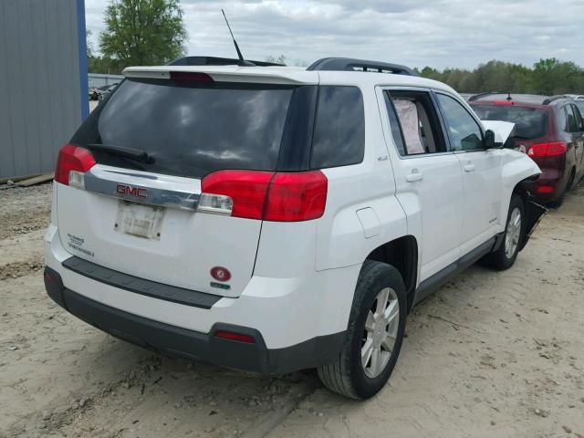 2GKALSEK0C6112475 - 2012 GMC TERRAIN SL WHITE photo 4