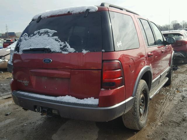 1FMZU73KX4UB79322 - 2004 FORD EXPLORER X MAROON photo 4