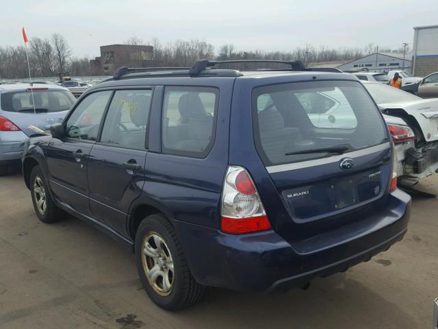 JF1SG63616G722204 - 2006 SUBARU FORESTER 2 BLUE photo 3