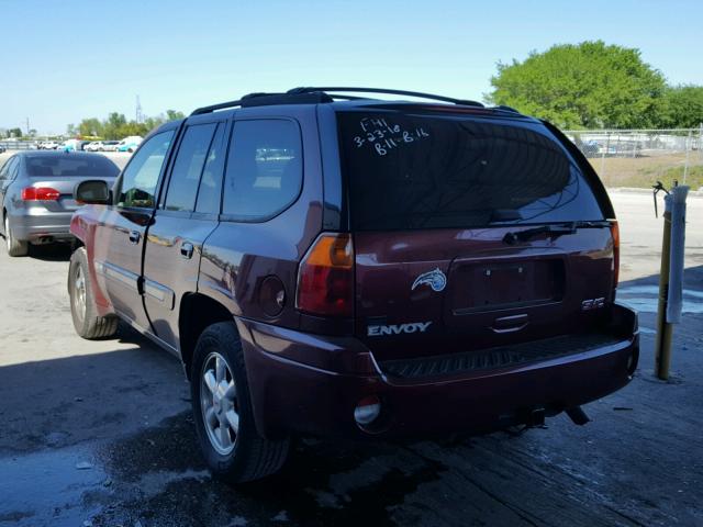 1GKDS13S042304751 - 2004 GMC ENVOY RED photo 3