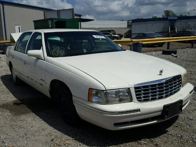 1G6KD54Y1XU721427 - 1999 CADILLAC DEVILLE WHITE photo 1