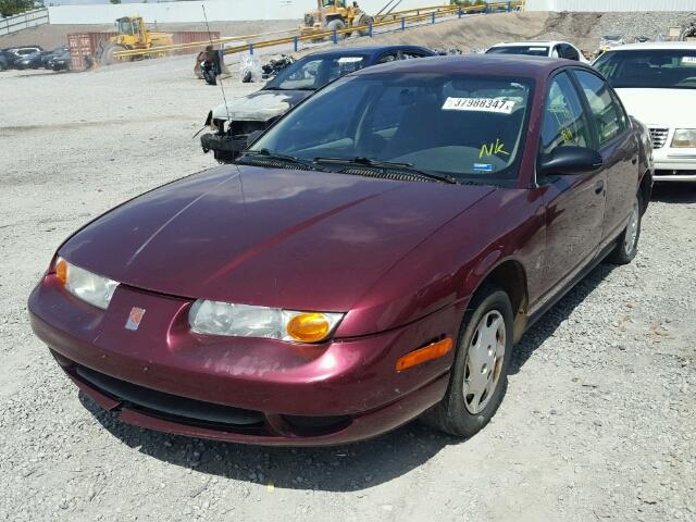 1G8ZH52861Z252889 - 2001 SATURN SL1 MAROON photo 2