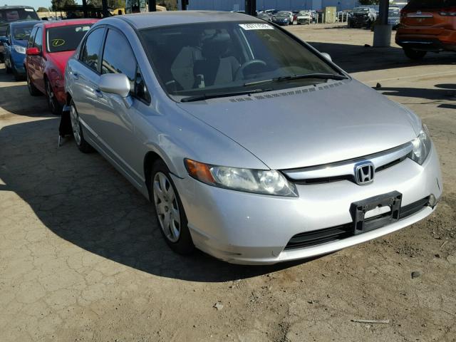 1HGFA16566L125500 - 2006 HONDA CIVIC LX GRAY photo 1