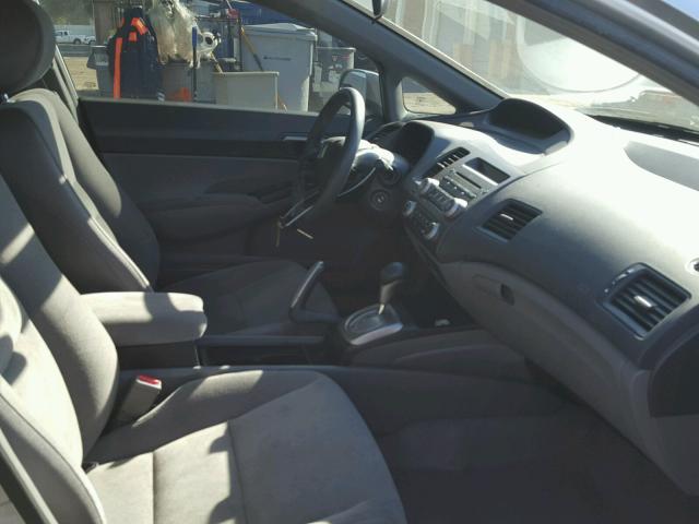 1HGFA16566L125500 - 2006 HONDA CIVIC LX GRAY photo 5