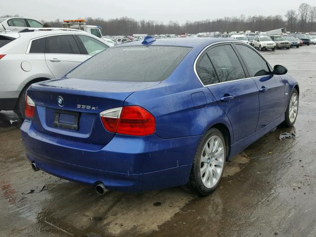 WBAVD53558A286123 - 2008 BMW 335 XI BLUE photo 4