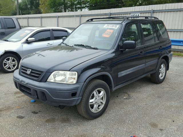 JHLRD18681S022217 - 2001 HONDA CR-V EX BLACK photo 2