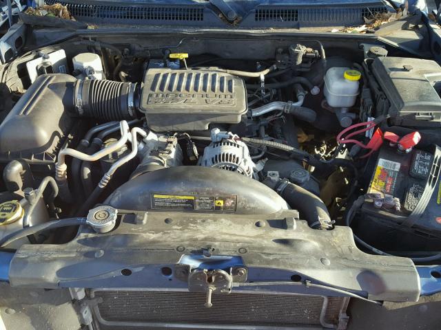 1D7HE48N65S247407 - 2005 DODGE DAKOTA QUA BLUE photo 7