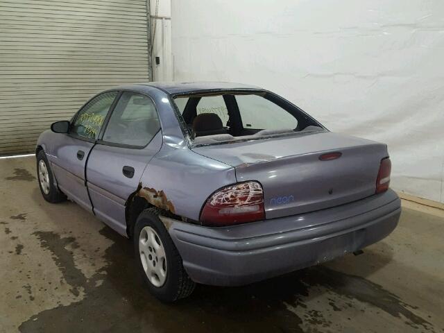 3B3ES47C2TT280357 - 1996 DODGE NEON HIGHL PURPLE photo 3