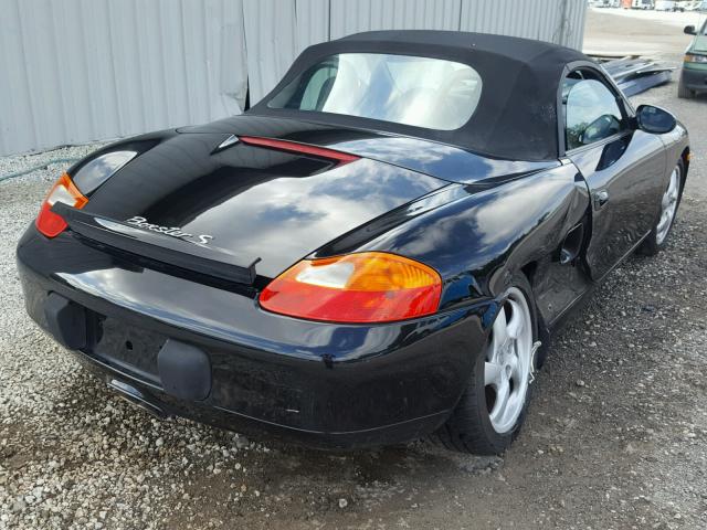 WP0CB29881U663502 - 2001 PORSCHE BOXSTER S BLACK photo 4