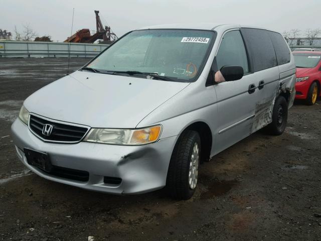 5FNRL18584B101685 - 2004 HONDA ODYSSEY LX SILVER photo 2