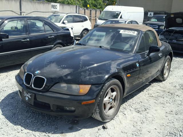 4USCH7328TLB70909 - 1996 BMW Z3 1.9 BLACK photo 2