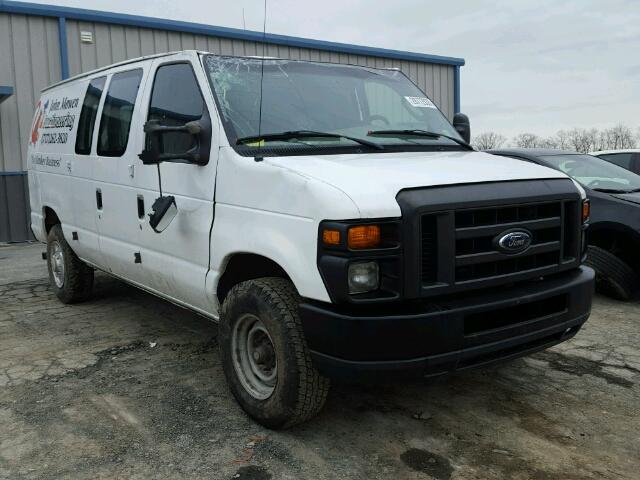 1FTNE24L88DA07046 - 2008 FORD ECONOLINE WHITE photo 1