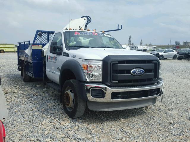 1FDUF5HT4BEC26393 - 2011 FORD F550 SUPER WHITE photo 1