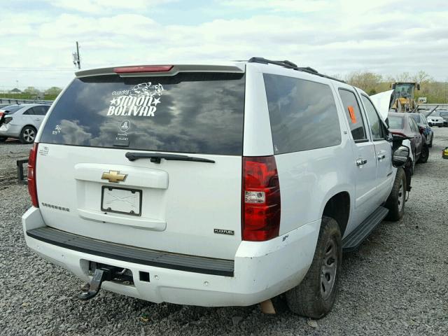 1GNFC16088R116236 - 2008 CHEVROLET SUBURBAN C WHITE photo 4