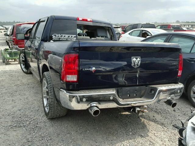 3C6RR6LT7GG337865 - 2016 RAM 1500 SLT BLUE photo 3