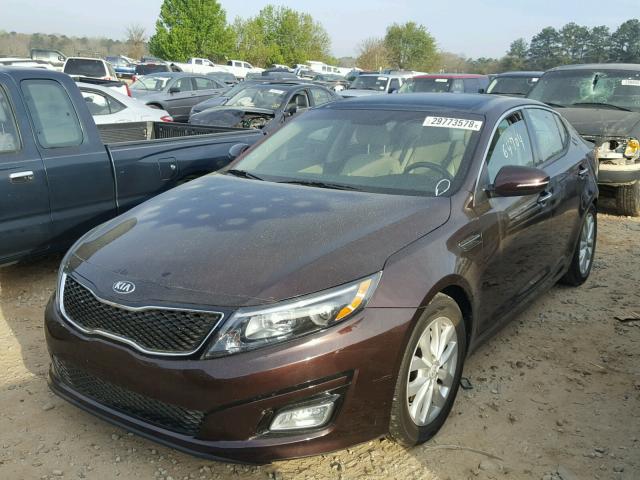 5XXGN4A79FG416123 - 2015 KIA OPTIMA EX MAROON photo 2