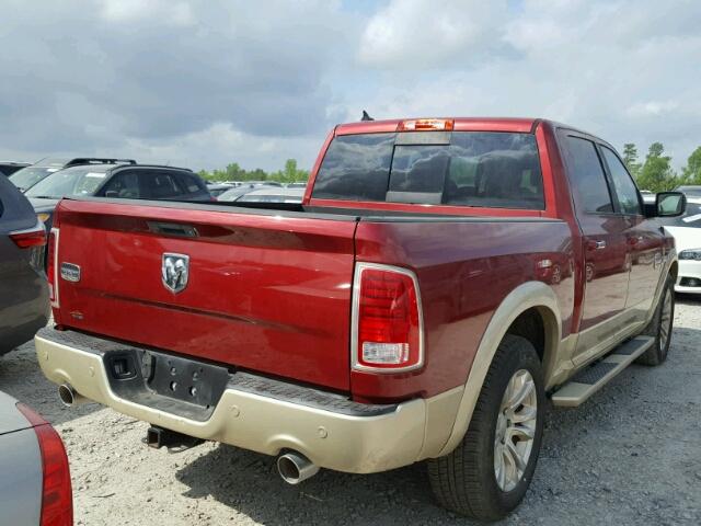 1C6RR6PT2ES185753 - 2014 RAM 1500 LONGH RED photo 4