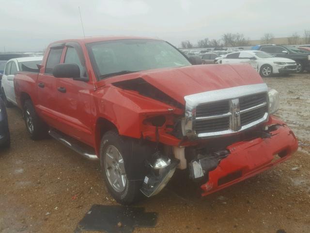 1D7HW48N15S237106 - 2005 DODGE DAKOTA QUA RED photo 1