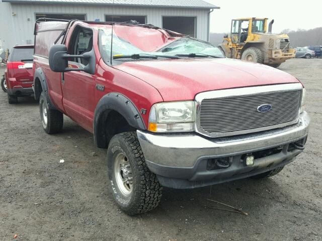 1FTNF21L82EA88763 - 2002 FORD F250 SUPER RED photo 1