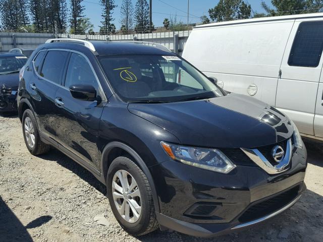 KNMAT2MT0GP698607 - 2016 NISSAN ROGUE S BLACK photo 1