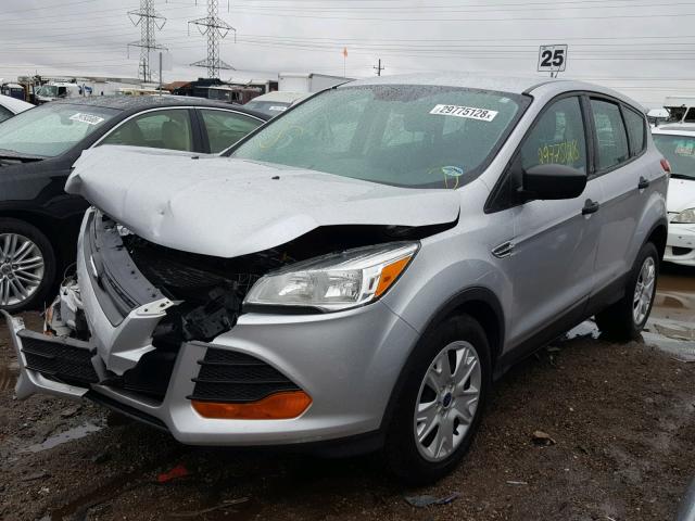 1FMCU0F76EUA90644 - 2014 FORD ESCAPE S SILVER photo 2