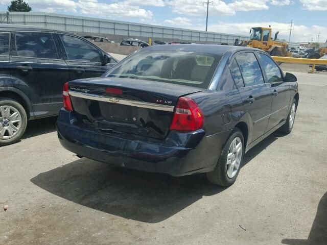 1G1ZT51866F251877 - 2006 CHEVROLET MALIBU LT BLUE photo 4