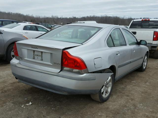 YV1RS61R422103652 - 2002 VOLVO S60 SILVER photo 4