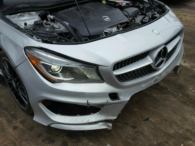 WDDSJ4EB6FN229694 - 2015 MERCEDES-BENZ CLA 250 SILVER photo 9