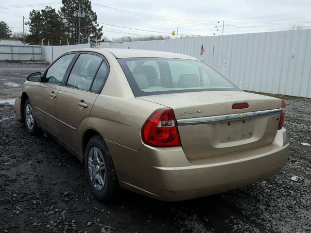 1G1ZS58F57F101462 - 2007 CHEVROLET MALIBU LS ოქროსფერი ფოტო 3