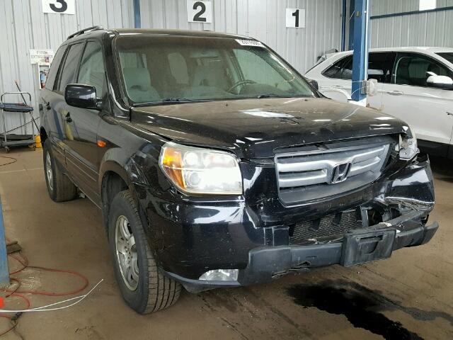 5FNYF18416B021139 - 2006 HONDA PILOT EX BLACK photo 1