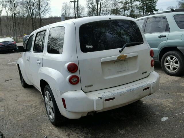 3GNBAADB2AS628554 - 2010 CHEVROLET HHR LS WHITE photo 3