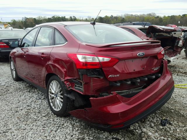 1FADP3J26DL142426 - 2013 FORD FOCUS TITA BURGUNDY photo 3