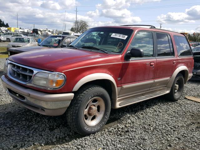 1FMZU35P0WZB70748 - 1998 FORD EXPLORER RED photo 2