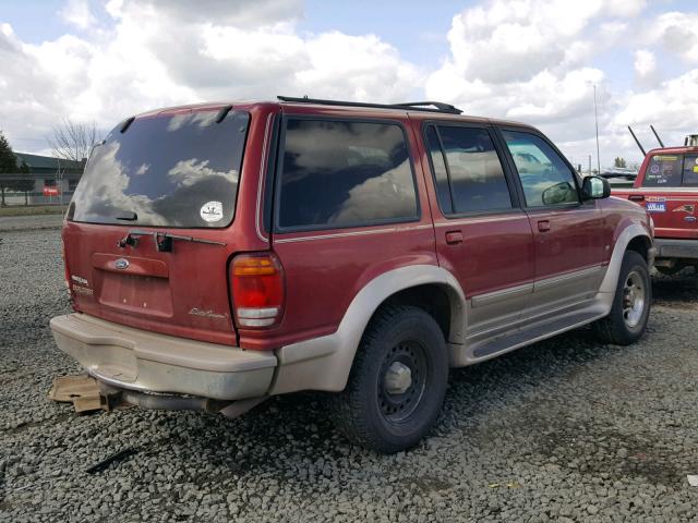 1FMZU35P0WZB70748 - 1998 FORD EXPLORER RED photo 4