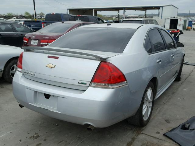 2G1WC5E30C1185511 - 2012 CHEVROLET IMPALA LTZ SILVER photo 4