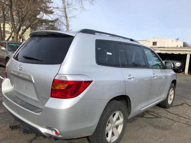 5TDBK3EH6AS005821 - 2010 TOYOTA HIGHLANDER SILVER photo 4