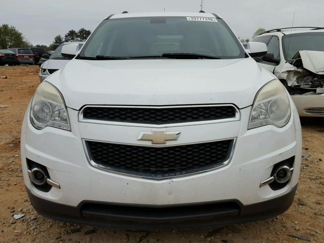 2CNFLPEY4A6272905 - 2010 CHEVROLET EQUINOX LT WHITE photo 9