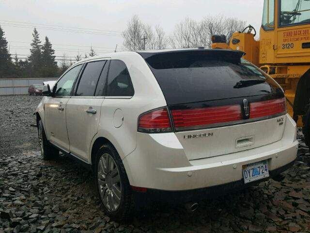2LMDJ8JC2ABJ33994 - 2010 LINCOLN MKX CREAM photo 3