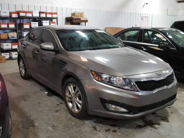 5XXGN4A75CG089182 - 2012 KIA OPTIMA EX GRAY photo 1