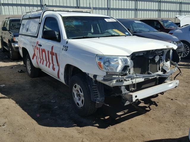 5TFNX4CN3EX036618 - 2014 TOYOTA TACOMA WHITE photo 1