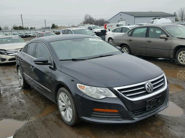 WVWMP7AN2CE525813 - 2012 VOLKSWAGEN CC SPORT BLACK photo 1