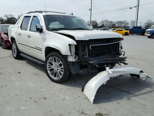 3GNTKGE78DG365783 - 2013 CHEVROLET AVALANCHE WHITE photo 1