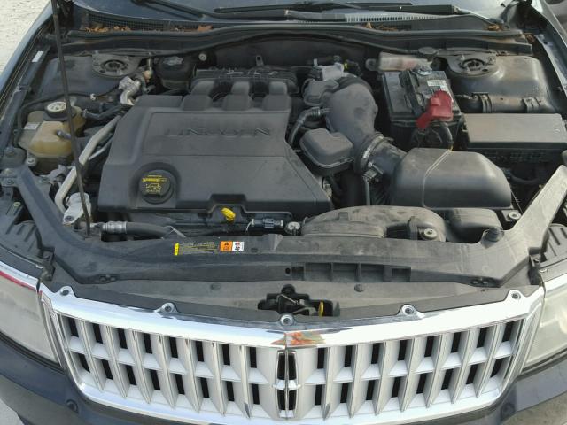 3LNHM28T38R660574 - 2008 LINCOLN MKZ BLACK photo 7