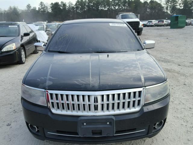 3LNHM28T38R660574 - 2008 LINCOLN MKZ BLACK photo 9