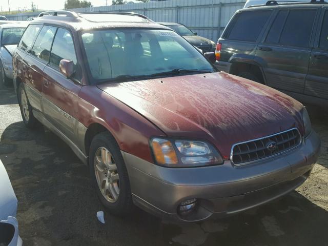 4S3BH686426652942 - 2002 SUBARU LEGACY OUT RED photo 1